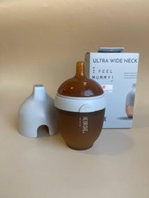 Пляшечка для годування HEORSHE 160 мл Сіра