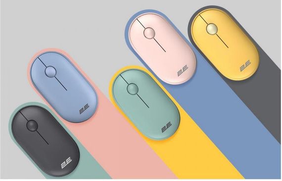 Миша 2E MF300 Silent WL BT Sunny yellow (2E-MF300WYW) | Зображення 1