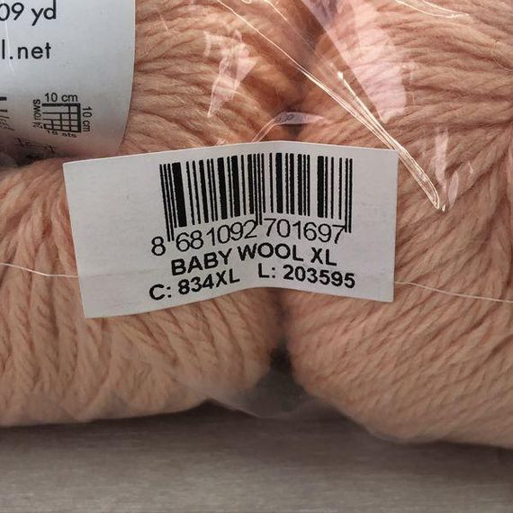 Пряжа Gazzal – Baby Wool XL колір 834 | Зображення 2