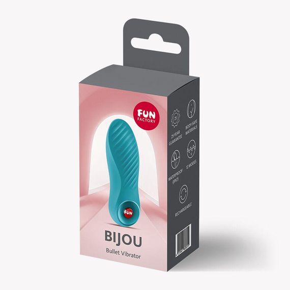 Вібратор Fun Factory Bijou Aquamarine, 12 режимів вібрації, перезаряджуваний Sex Aura | Зображення 5