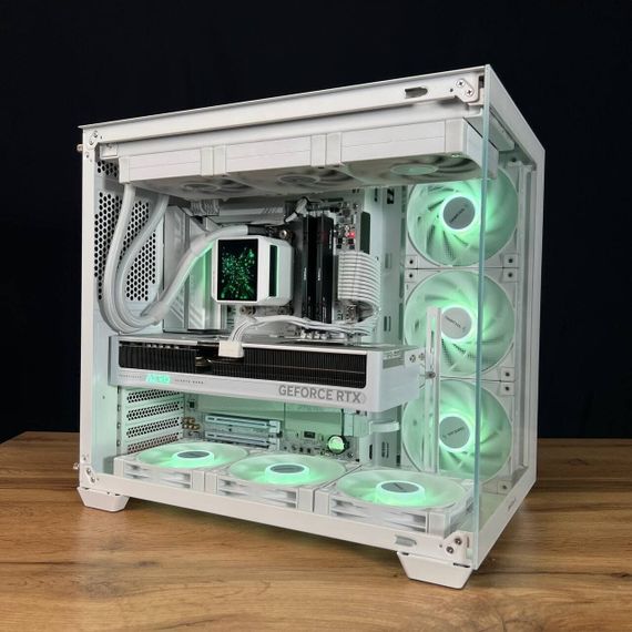 Ігровий ПК DeepCool CG530 WH Tower / AMD Ryzen 7 9700X (8 (16) ядер по 3.8 - 5.5 GHz) / 32 GB DDR5 / 2000 GB SSD M.2 / nVidia GeForce RTX 5070, 12 GB GDDR7, 192-bit / 750W б/в | Зображення 3