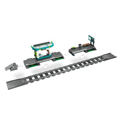 Конструктор LEGO City Трамвай і вокзал у центрі міста 811 деталей (60423) | Зображення 7