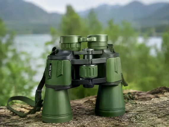 Бінокль UNIQUE UN-3004 8×40 із призмами BAK-4 для туризму та спостережень • Польовий оптичний бінокль UNIQUE UN-3004 8×40 для риболовлі, природи та спорту | Зображення 1