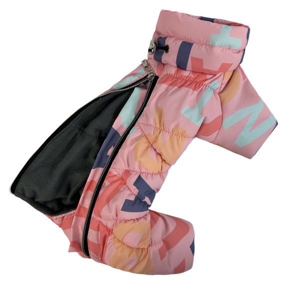 Зимовий комбінезон Comfort літери рожеві R-53 | Зображення 1