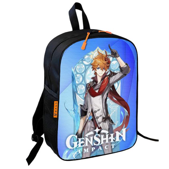 Рюкзак шкільний дитячий 36х27см Геншин Genshin Impact з принтом для хлопчика (00639)