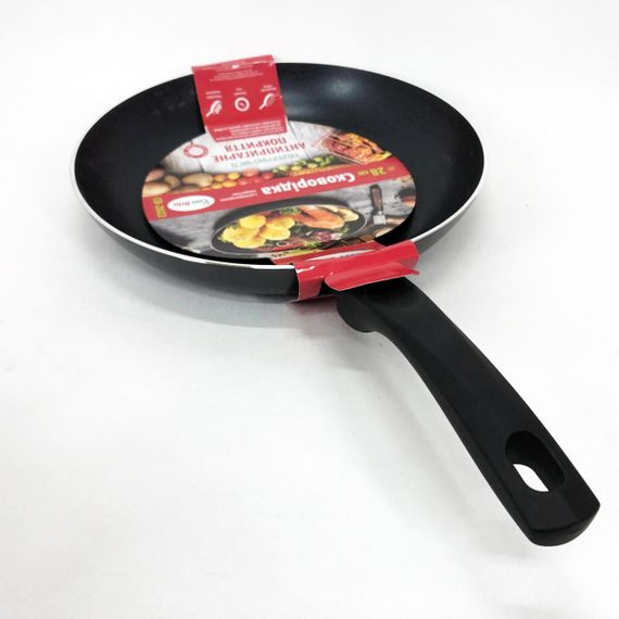 Сковорода 28 см Con Brio СВ-2822 FULL INDUCTION, Сковорода з товстим дном, якісна на плиту | Зображення 5