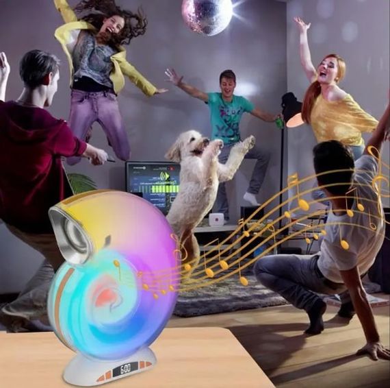 Багатофункціональна Bluetooth колонка L-39 • Настільна лампа з RGB-підсвіткою і Bluetooth-колонкою | Зображення 1