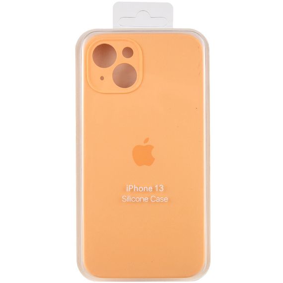 Чехол Silicone Case Full Camera Protective (AA) для Apple iPhone 13 (6.1") Оранжевый / Cantaloupe | Зображення 5
