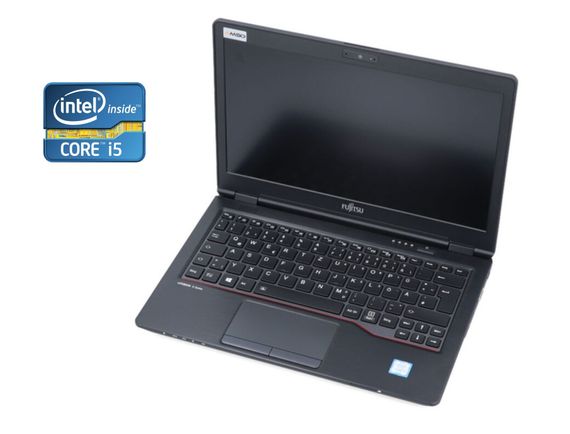 Нетбук Б-класс Fujitsu LifeBook U727 / 12.5" (1920x1080) IPS / Intel Core i5-7200U (2 (4) ядра по 2.5 - 3.1 GHz) / 8 GB DDR4 / 128 GB SSD / Intel HD Graphics 620 / WebCam / Win 10 Pro б/у