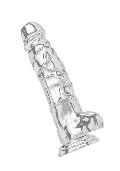 Реалістичний фалоімітатор Toy Joy Get Real Clear на присосці, прозорий sexstyle | Зображення 1