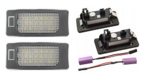 Skoda Rapid 2012- лампы подсветки номерного знака LED 2 шт комплект, Шкода Рапид