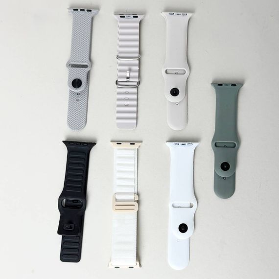 Комплект S1000 Pro Max - Smart Watch / Air Pro 2 / 7 ремінців (Білий) | Зображення 4