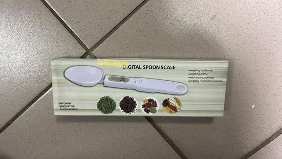 УЦЕНКА! Электронная Мерная ложка-весы цифровая до 500г для кухни (Повреждение на индикаторе 3376) | Зображення 1