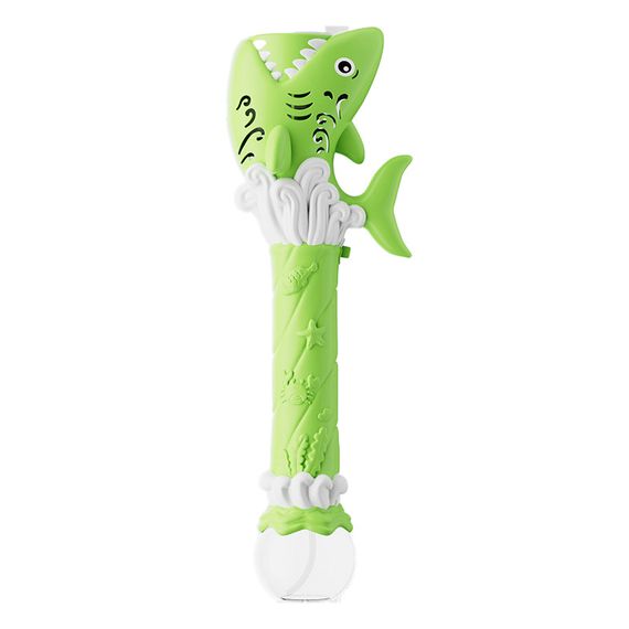 Пистолет с мыльными пузырями H038 Shark + bottle 50ml Green