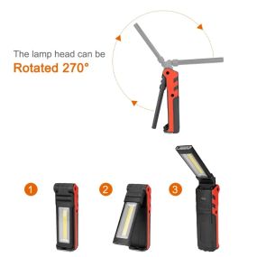 Світлодіодний робочий ліхтарик COB з магнітним гачком Power Bank