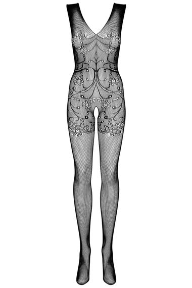 Бодистокинг комбинезон-сетка Obsessive F234 Черный S/M/L | Зображення 2