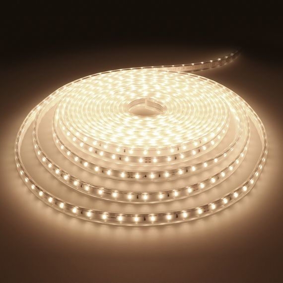 Светодиодная лента влагозащищенная нейтральный оттенок 220V 10W 2835 NW IP65 1m (BY-058/276)