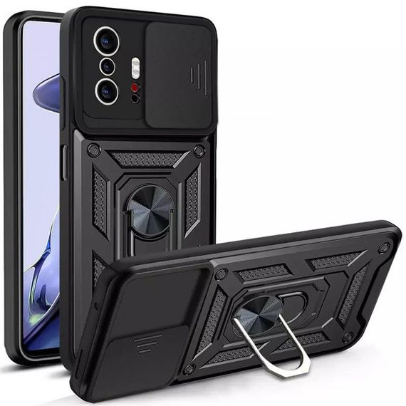 Чохол Ummi Camshield Serge Ring для Xiaomi 11T / 11T Pro Чорний / Black