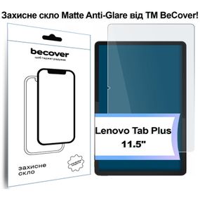 Стекло защитное BeCover Matte Anti-Glare Lenovo Tab Plus 11.5&quot; (713438)