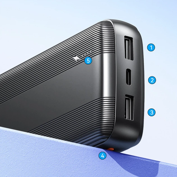 Портативный аккумулятор AWEI P20K 10000mAh 2USB / Повербанк для телефона | Зображення 5
