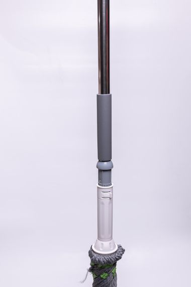 Швабра з самовіджимом з мікрофібри, універсальна, обертається на 360°, телескопічна ручка HP-35015-14 | Зображення 4