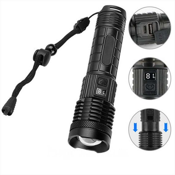 Ліхтар PLD-H007 WHITE LASER LED XPRO, Li-Ion акумулятор, Power Bank, індикація заряду, ЗУ Type-C, zoom (47322-007_163) | Зображення 2