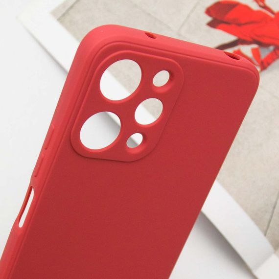 Силиконовый чехол Candy Full Camera для Xiaomi Redmi 12 Красный / Camellia | Зображення 4