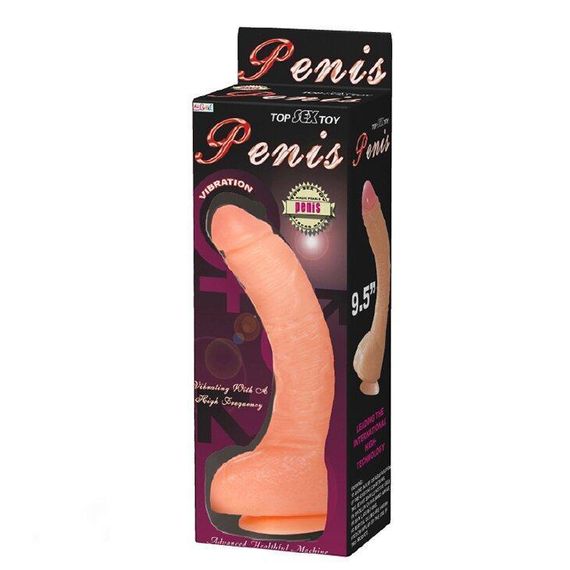 Вібратор на присосці "SEXTOY TOP PENIS" BW-008038Z Sex Aura | Зображення 9