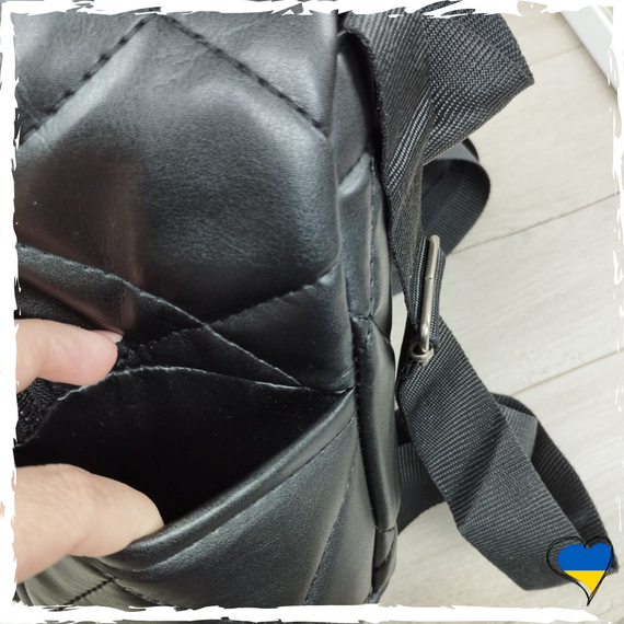 Рюкзак жіночий з якісної екошкіри. Рюкзак для дівчаток. Сумка-рюкзак | Зображення 7