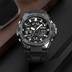 Спортивные часы с секундомером SKMEI, Часы для путешествий Водонепроницаемые электронные QT-77