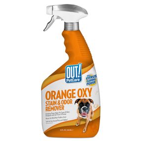Спрей для удаления пятен и запахов от животных Out! Orange Oxy Stain & Odor Remover, 946 мл