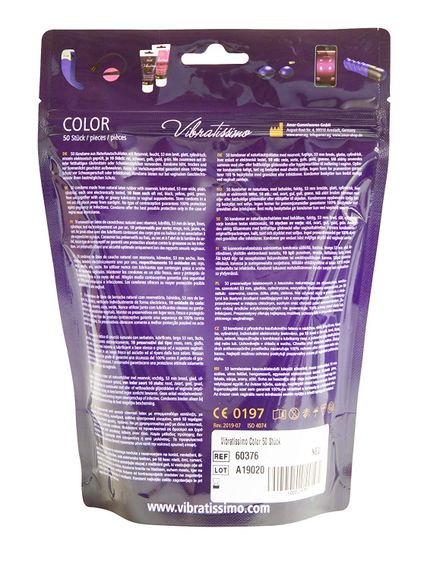 Презервативи - Vibratissimo Color, 50 шт. | Зображення 3