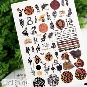 Рифлений слайдер RichColor 015 на водяній основі (6.5x9.5см)