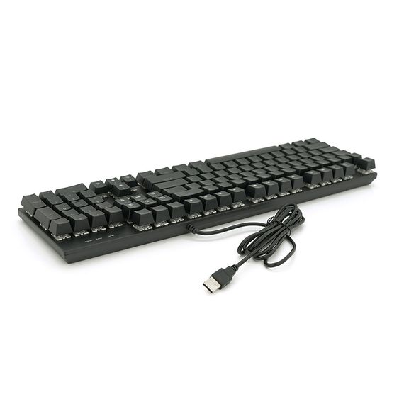 Клавиатура iMICE GK600 USB, длина кабеля 100см, (Eng/Укр/Рус), Black, 104к | Зображення 2