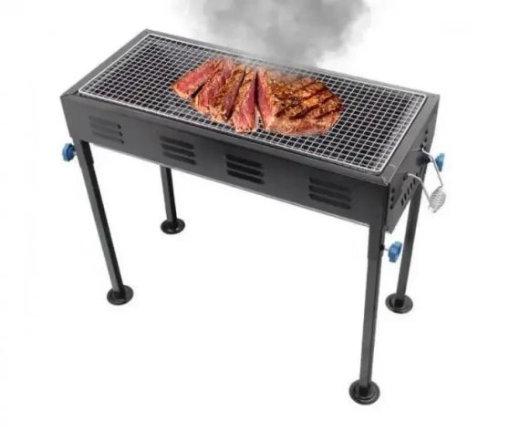 Портативний складний барбекю гриль мангал BBQ Grill TL-670 для пікніка дачі переносний туристичний | Зображення 3