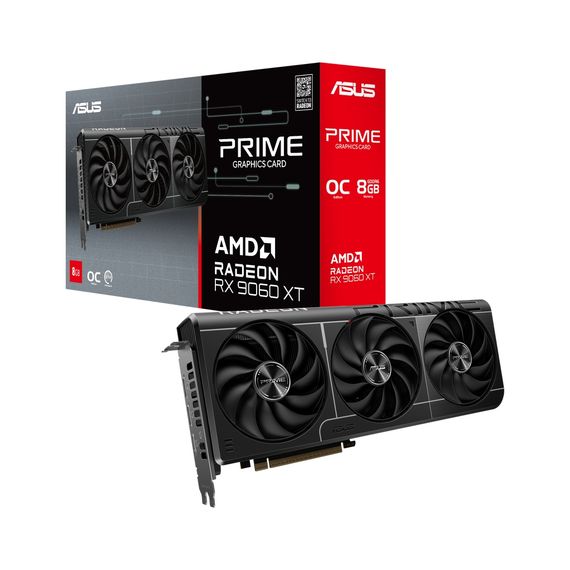 Відеокарта ASUS Radeon RX 9060 XT 8Gb PRIME OC (PRIME-RX9060XT-O8G) | Зображення 9