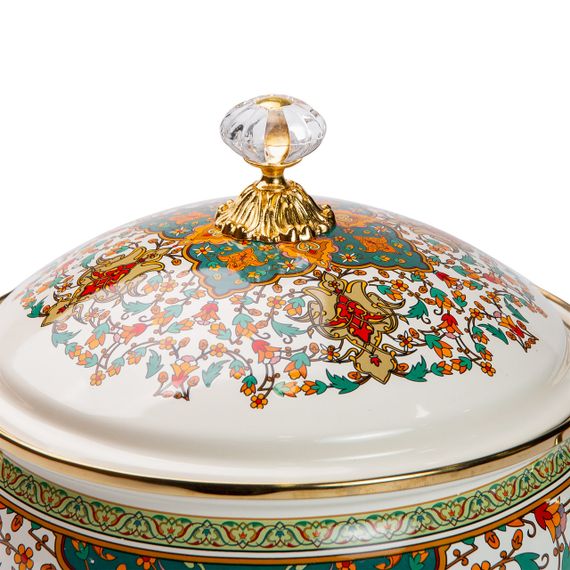 Емальована каструля об'ємом 4 літри для газових та електричних плит HP-2-115 | Зображення 4