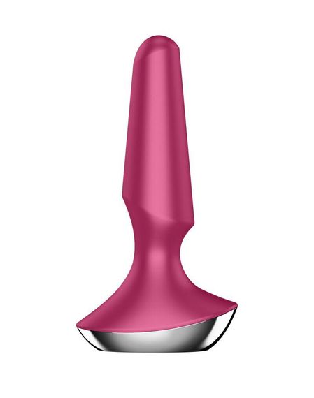 Анальная смарт-вибропробка Satisfyer Plug-ilicious 2 Berry | Зображення 1