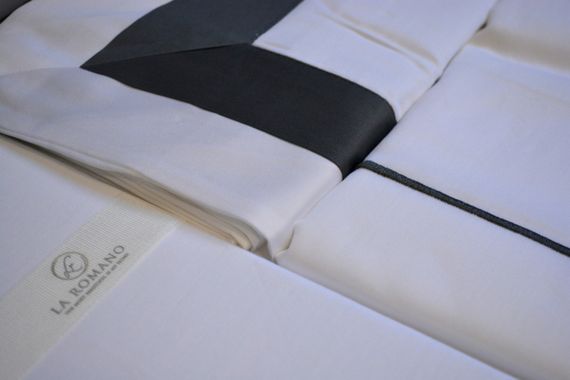 Постільна білизна La Romano Silk Satin 200×220 см Perry Steelgrey | Зображення 3