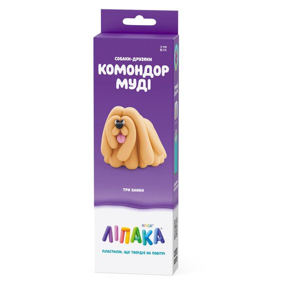 Пластилин для лепки Комондор муди