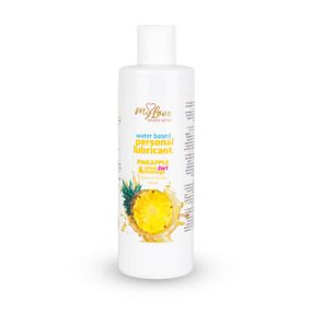 2в1 лубрикант та масажний гель - MyLove Aroma Series Intim&Massage Pineapple, 300 мл Sex Aura
