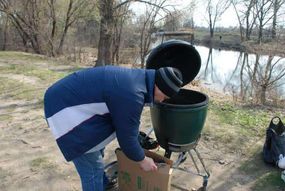 Піч (основа) для гриля M Big Green Egg (MBC / 401083) Код: 003198