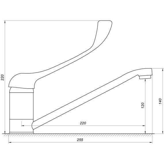 Змішувач для кухні TOPAZ CLINIC TCL-15033 | Зображення 1