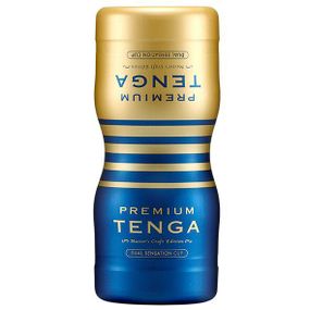 Мастурбатор Tenga Premium Dual Sensation Cup, двухсторонний, с двумя независимыми каналами Sex Aura