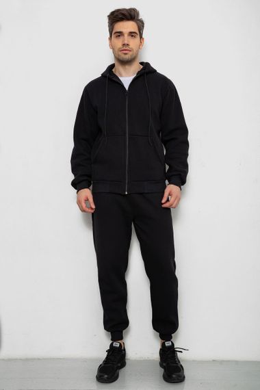 Спортивный костюм мужской на флисе. -уценка, цвет черный, 238R165-U-2