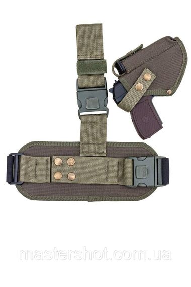 Тактична стегна кобура для пістолета макарова ПМ платформа oxford олива Зелений 11708 MS | Зображення 1