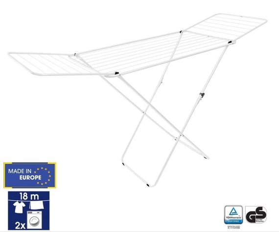 Сушарка для білизни підлогова Casa Si Kolibri 18m White (CS42191C06D) | Зображення 4