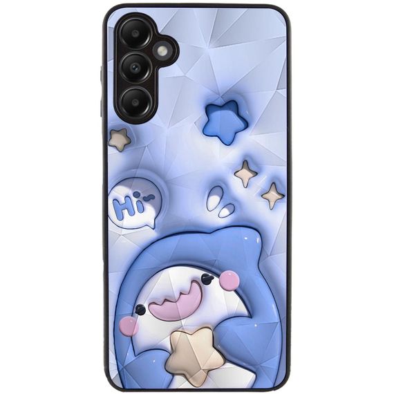 TPU+PC чохол Prisma Fluffie для Samsung Galaxy A15 4G/5G Shark | Зображення 1