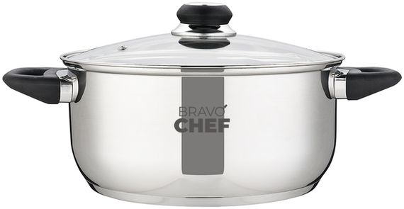 Каструля Bravo Chef L"Appetit 22 см (3.8 л) (BC-2003-22)
