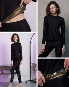 Термобілизна Columbia із золотим або срібним напиленням, термобілизна Columbia Omni Heat Gold and Silver Жіночий, Золота, XL